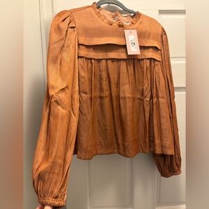 Women's Fall Rust Blouse